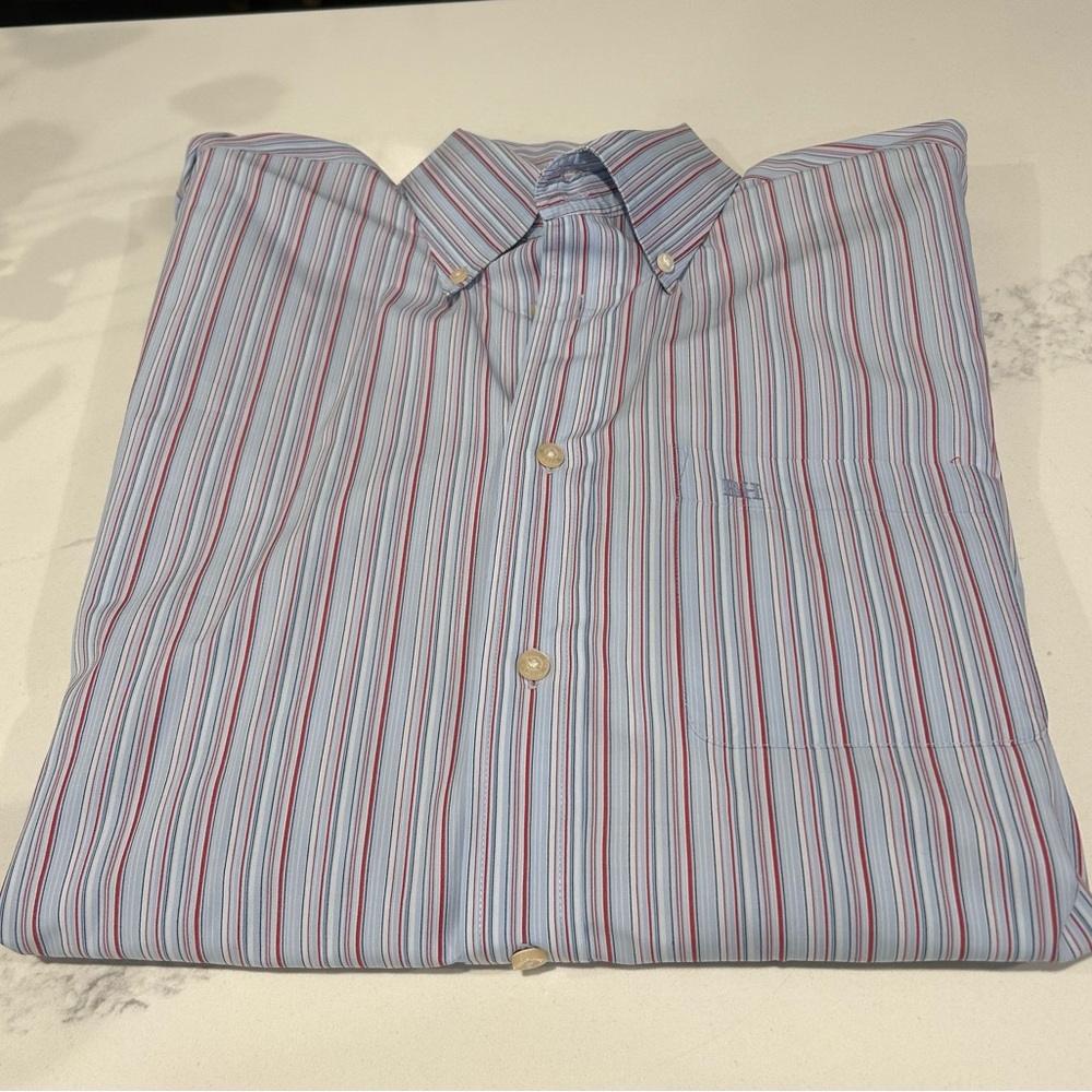 Classic Striped Button-Down Shirt